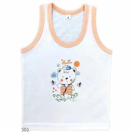 Baby Cotton Innerwear for 0–12 Months – Soft & Breathable Vest Set | Pack of 3