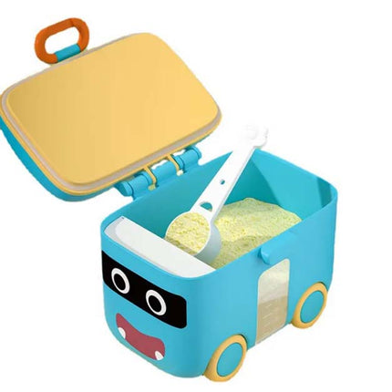 Baby Milk Powder Storage Box – BPA-Free Formula Dispenser with 3 Compartments | Portable & Leak-Proof Milk Container for Travel
