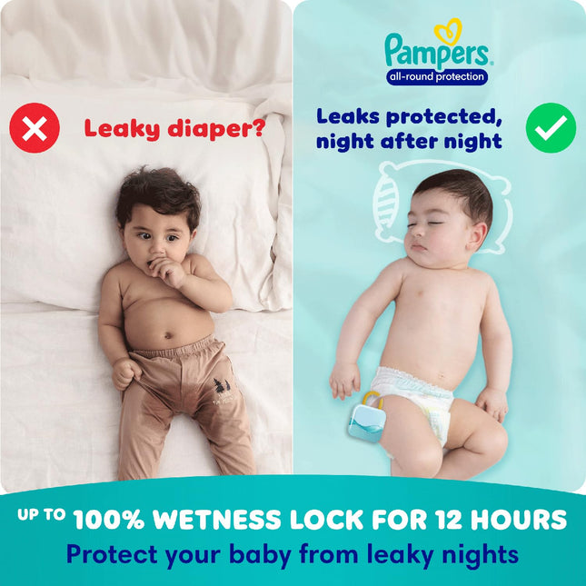 Pampers Newborn Diapers – For 0–5 kg Babies | Ultra Soft & Dryness Protection