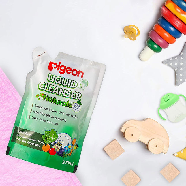 Pigeon Liquid Cleanser Refill (200ml / 650ml) – Baby Bottle, Nipple & Accessories Cleaner