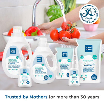 Mee Mee Baby Liquid Cleanser – 500 ml | Gentle & Safe for Baby Bottles, Toys & Accessories