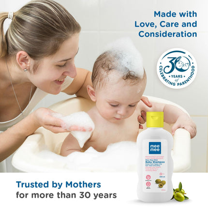Mee Mee Baby Shampoo 400 ml | Tear‑Free Rich Moisture Shampoo for Baby | pH 5.5 | Toxin-Free & Alcohol-Free | Ideal for Babies & Kids