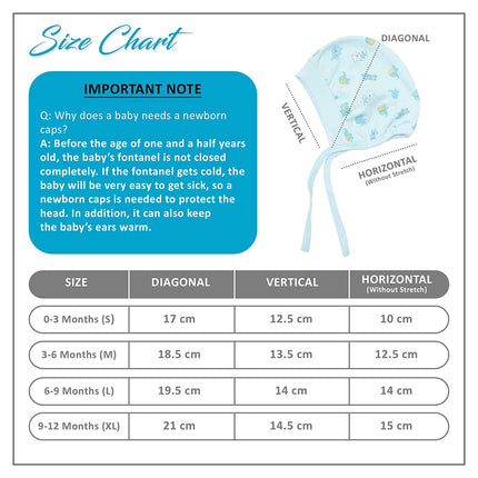 3-Pack Baby Caps for Newborns | Gentle, Breathable & Cozy