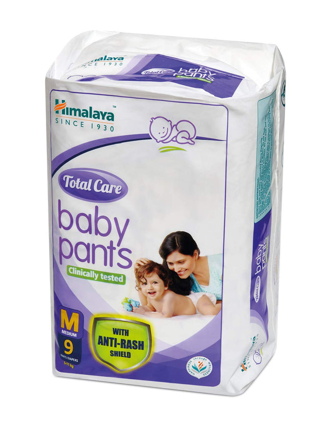 Himalaya Baby Pants – Medium Size (7–12 kg), 9 Count – Comfort & Rash Protection