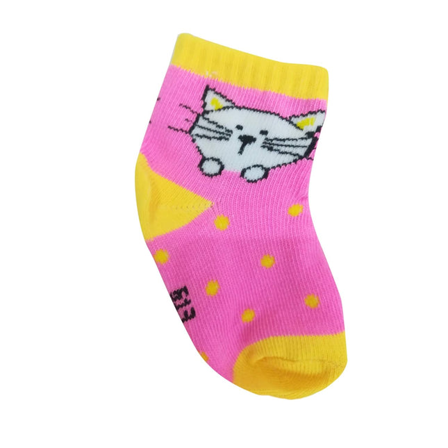 Baby Socks – Pack of 12 Pairs | Soft Cotton, Non-Slip, Breathable