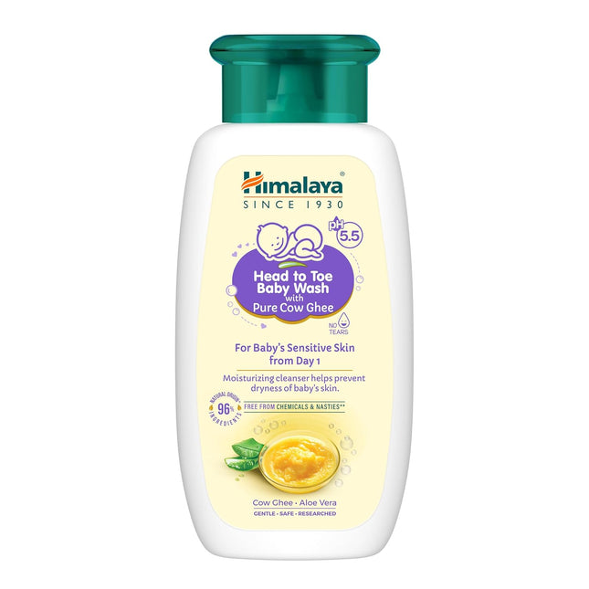 Himalaya Gentle Baby Wash – With Pure Cow Ghee | For Hair & Body