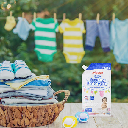 Pigeon Baby Laundry Detergent Refill 500ml – Gentle & Effective Fabric Wash for Baby Clothes