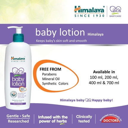 Himalaya Baby Body Lotion With Almond & Olive Oil for Daily Care 200ML 400ML 700 ML