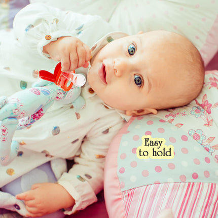 Mee Mee Baby Pacifier – BPA-Free, Orthodontic Silicone Nipples with Protective Cap | Pack of 2