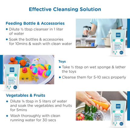Mee Mee Anti‑Bacterial Baby Liquid Cleanser – 300 ml / 500 ml / 1.2 L / 1.5 L