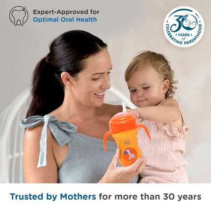 Mee Mee 2-in-1 Anti-Spill Sipper Cup (Soft Silicone Spout & Straw) – 240 ml