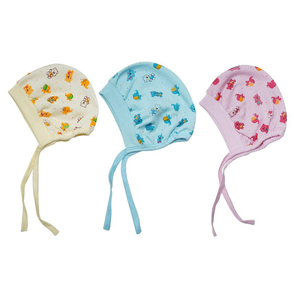 3-Pack Baby Caps for Newborns | Gentle, Breathable & Cozy