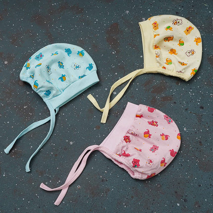 3-Pack Baby Caps for Newborns | Gentle, Breathable & Cozy