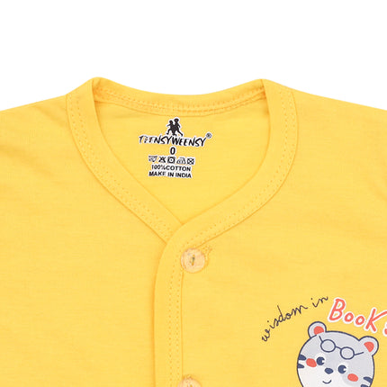 Newborn Baby Suit Combo Pack of 3 (0–3 Months) – Soft Cotton & Comfortable Wear