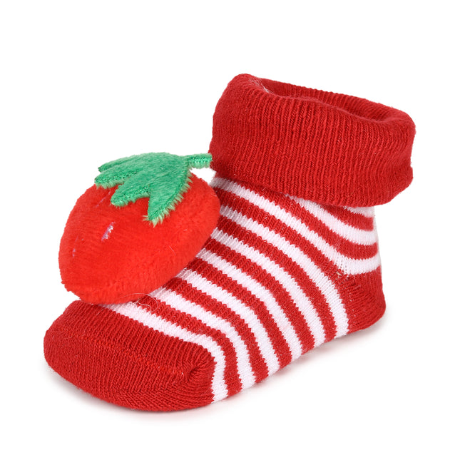 New Born Trendz Baby Booties Socks Pack of 4 Pairs
