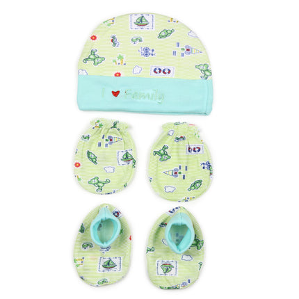 Baby Cap & Mitten Set – Pack of 2 | Soft & Cozy Essentials
