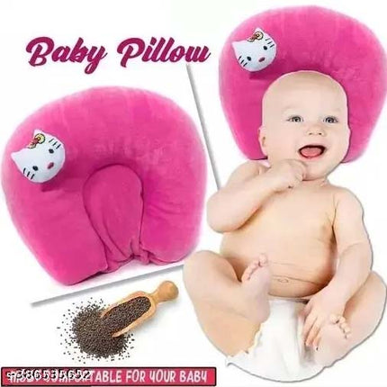 Baby Rai Pillow – Mustard Seed Head Shaping Pillow for Newborns | Soft Cotton Cover – Pack of 1