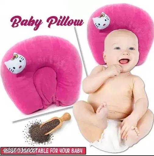 Baby Rai Pillow – Mustard Seed Head Shaping Pillow for Newborns | Soft Cotton Cover – Pack of 1