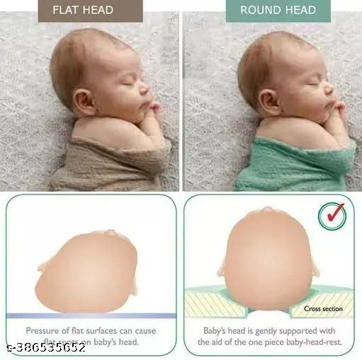 Baby Rai Pillow – Mustard Seed Head Shaping Pillow for Newborns | Soft Cotton Cover – Pack of 1