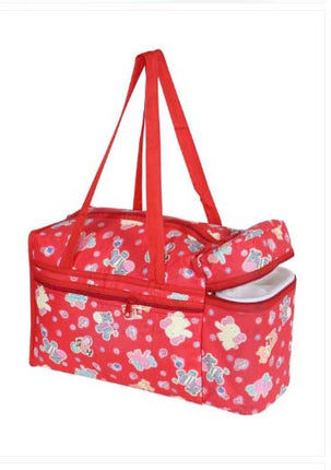 Baby Diaper Bag with Attached Bottle Warmer | Insulated Milk Storage